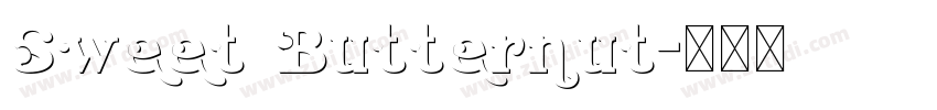Sweet Butternut字体转换